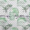 Cotton Flex Green Fabric Tropical Sewing Fabric By The Yard Printed Diy Clothing Sewing Supplies 40 Inch