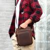 Leather Shoulder Bag for Men Mad Horse Cowhide Crossbody Bag for Men Oil Wax Leather Bag for Men