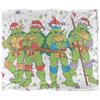 TMNT Шелковый Плед Герои Праздничный Супермягкий