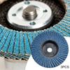 3pcs 3 Inch Flat Flap Discs 75mm Grinding Wheels Wood Cutting Carbon Steel For Angle Grinder Sanding Polishing Tool Accessories