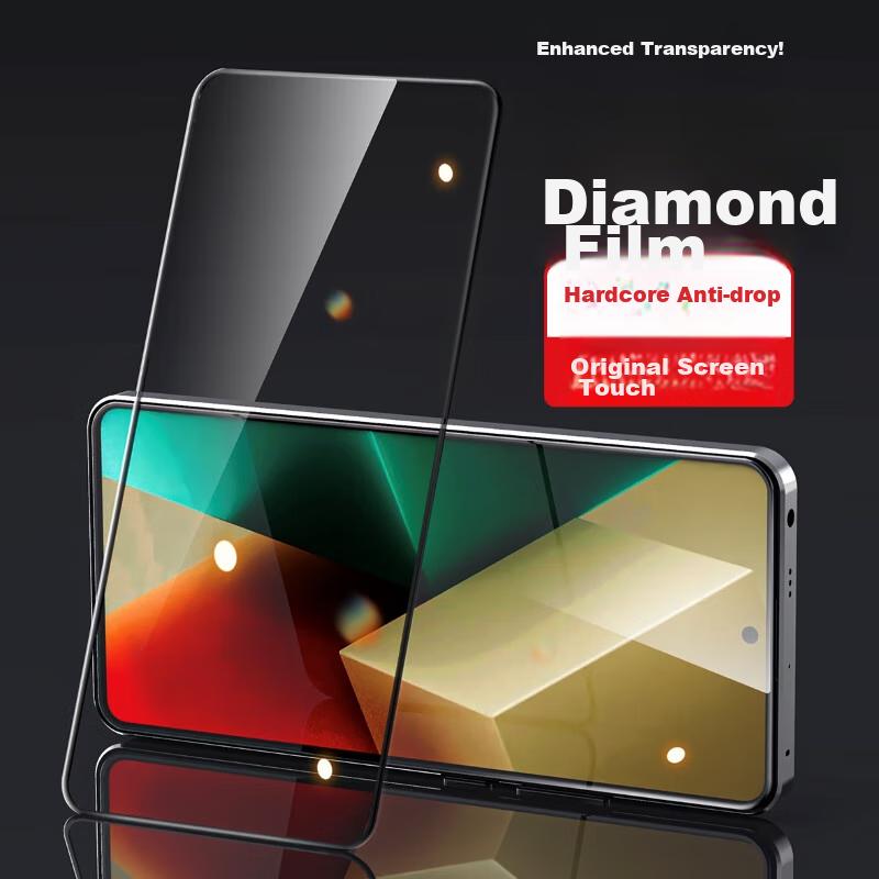 HotFire Tempered Glass Screen Protector for Xiaomi Redmi Note 13 Pro, Full Coverage Automatic Adhesive, Shatterproof And Scratch-Resistant