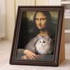 Игрушечный домик для кошек для дома, двухсторонняя картина маслом для игр и сна A