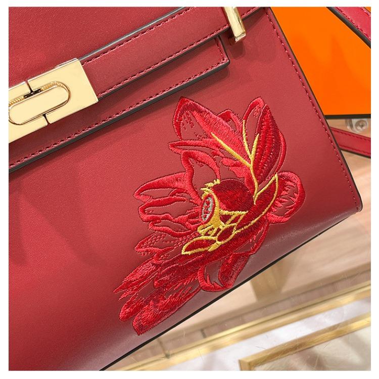 WDPOLO женская сумка, новинка 2023, модная атмосфера, свадебная сумка для матери среднего возраста, сумка через плечо с вышивкой, женская сумка 8099