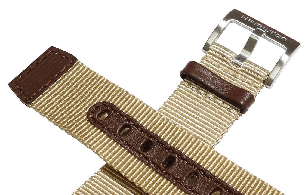 20 мм подлинный ремень H690694103 хаки полевой механический подлинный продукт бежевый номер корпуса H694390 [Hamilton] (Н690.694.103)