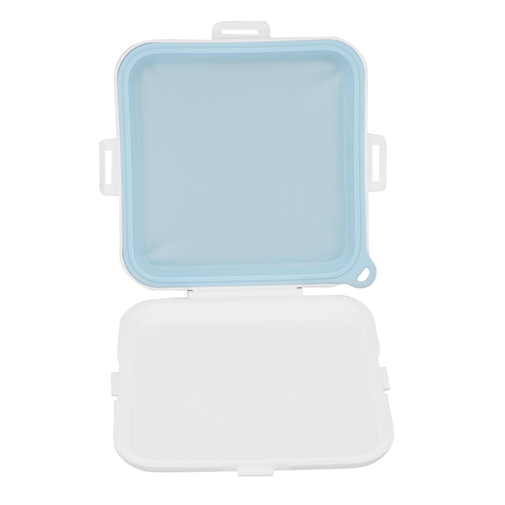 Sandwiches Storage Box Portable Sandwiches Container Lunch Box for Students Office Workers for Work Picnic Outing Blue