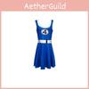 Fantastic Four Cosplay Bodysuit For Halloween Dress Up With Durable Milk Silk Fabric For Kids And Adults