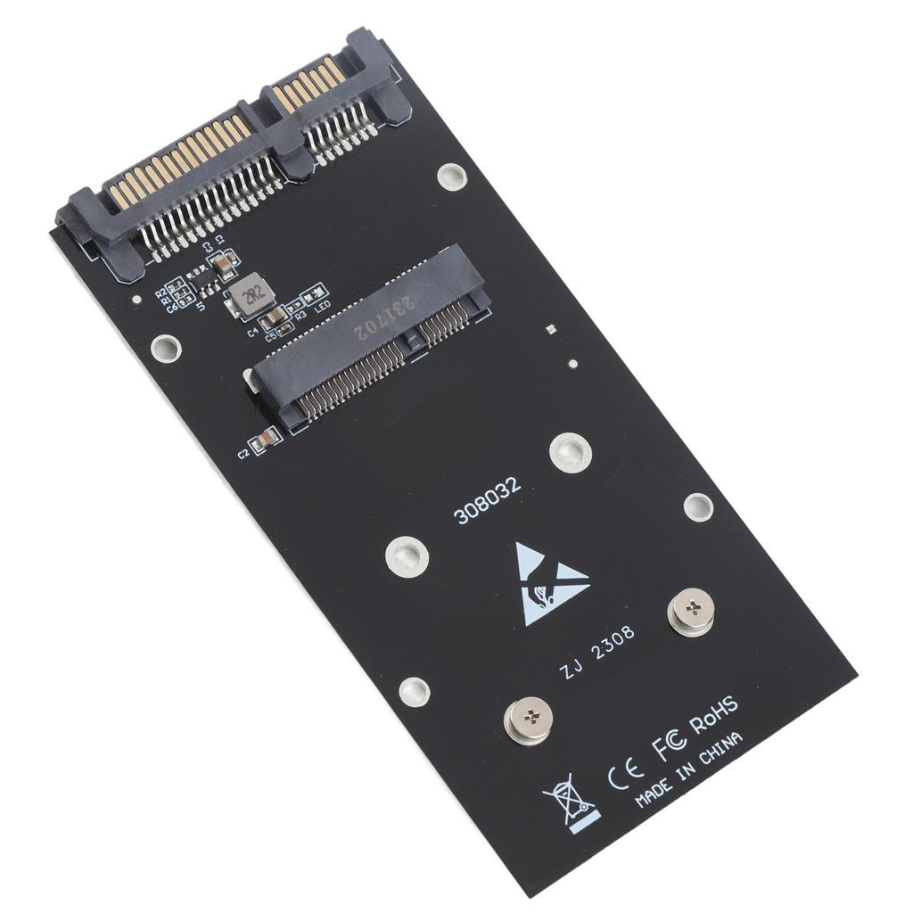 Адаптер MSATA на SATA III 6 Гбит/с Быстрая передача Интерфейс массовой памяти Печатная плата с интерфейсом SATA для настольного компьютера SSD