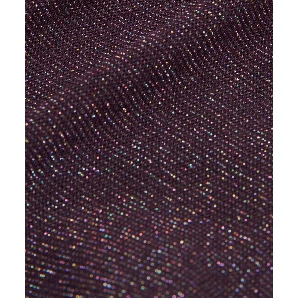 Lululemon Swiftly Tech Cropped Round Neck Racerback Tank Top 2.0  Sparkle Black Plum Rainbow Lurex