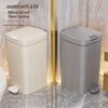 Пластиковое мусорное ведро с педалью премиум-класса большой вместимости для ванной комнаты и гостиной