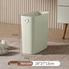 Gap-Friendly Lidless Trash Can for Home - Living Room, Bathroom, Kitchen
