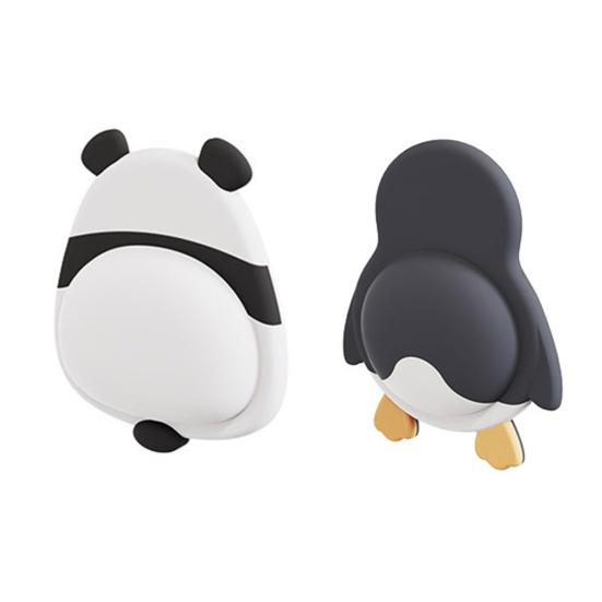 1/2/4Pcs Animal Wall Bumper Self-Adhesive Door Stopper Wall Protector Door Handle Wall Guard Shield Anti-collision Silencer Pad Buffer Sticker