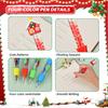 Christmas Theme Multicolored Pen 0.5MM Smooth Writing Retractable Ballpoint Pen for Student Artist Christmas Stocking Fillers Office Supplies