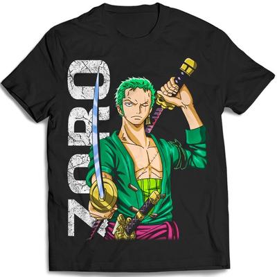 Футболка с изображением Зорро из аниме One Piece, японская, для мужчин и женщин, летняя, свободного кроя, в стиле ретро, с коротким рукавом, повседневная, удобная, свободная, в стиле Харадзюку.