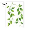 Fun Family Tattoo Stickers Fake Vine Tattoos, Waterproof Leaf Temporary Stickers, Green Plant Non-irritating Tattoos Ivy Body Art for Women