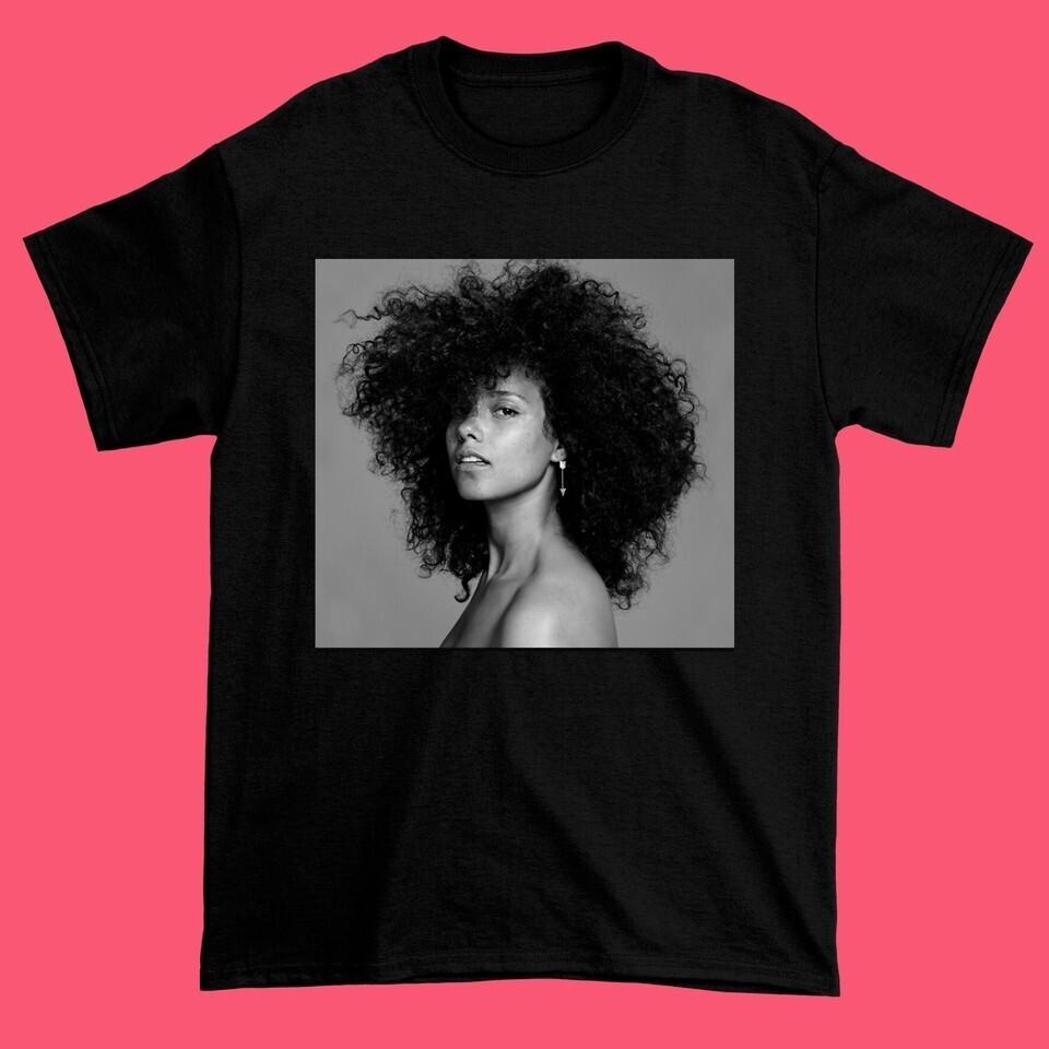 New Alicia Keys Black Unisex TShirt Alicia Keys Unisex Tshirt