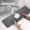 Washing Sink Absorbent Diatomaceous Earth Drain Pad Kitchen Sink Drain Pad Splash-proof Bathroom Waterproof Countertop Pad
