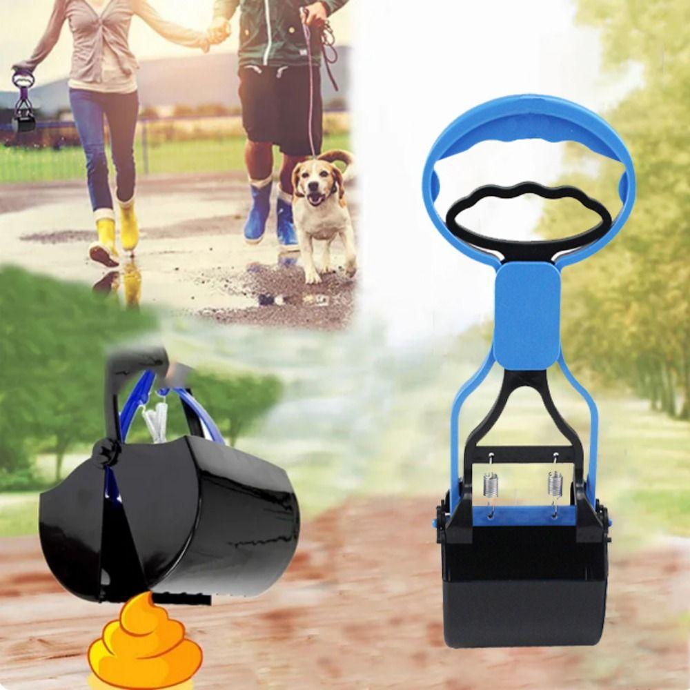 Comfortable Handle Pet Poop Scooper Large Capacity Animal Waste Shovel Dog Pee Pad Holder  Outdoor