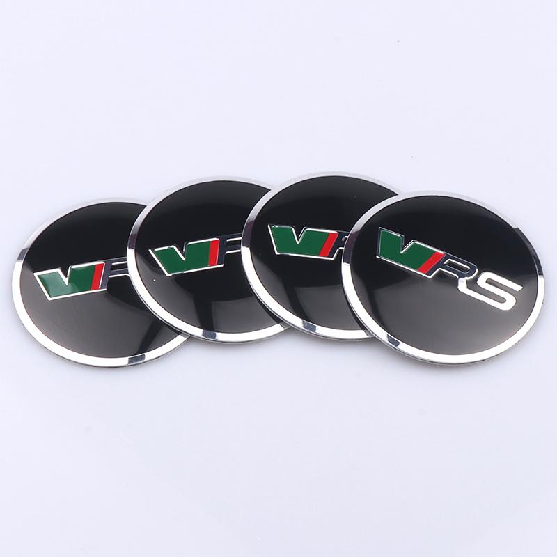 AAAAQ1 4Pcs Car Emblem Wheel Hub Center Cap Stickers Center Cover For Skoda Kodiaq Octavia Fabia Karoq Enyaq Kamiq Superb Scala Rapid 3