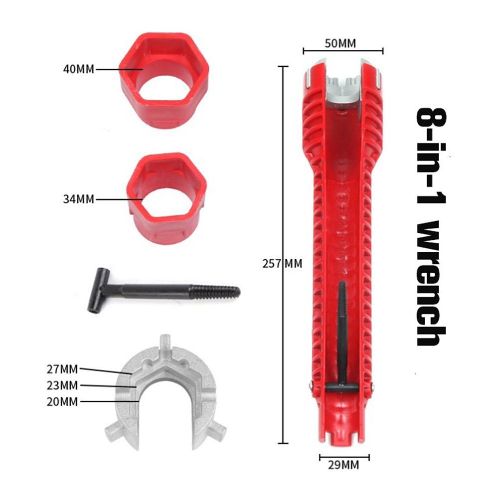 Монтажный ключ для раковины ABS + карбон Смесители для ванной комнаты