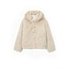 Womens Winter Faux Fur Hooded Jacket Loose Short Warm Streetwear Coat