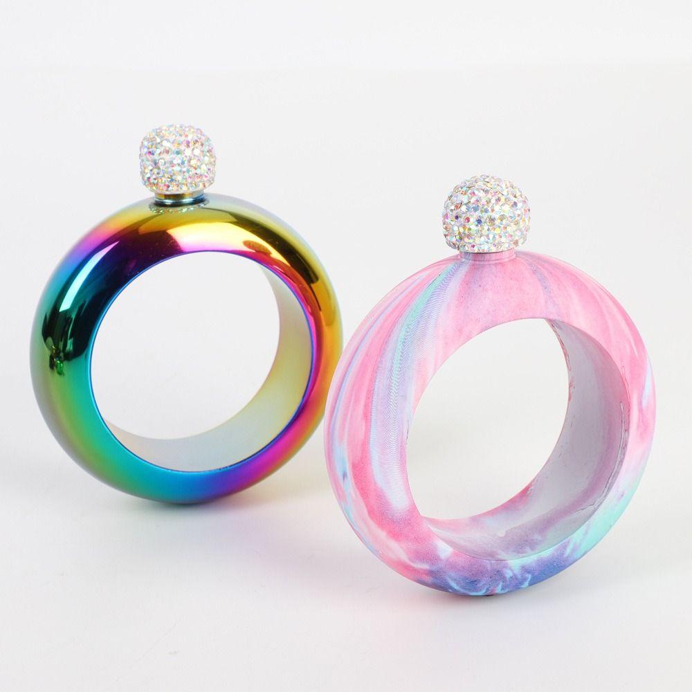 Стальной браслет для виски Бутылка вина Посуда для напитков Аксессуары Браслет Фляжка Ювелирные изделия Бутылки для алкоголя