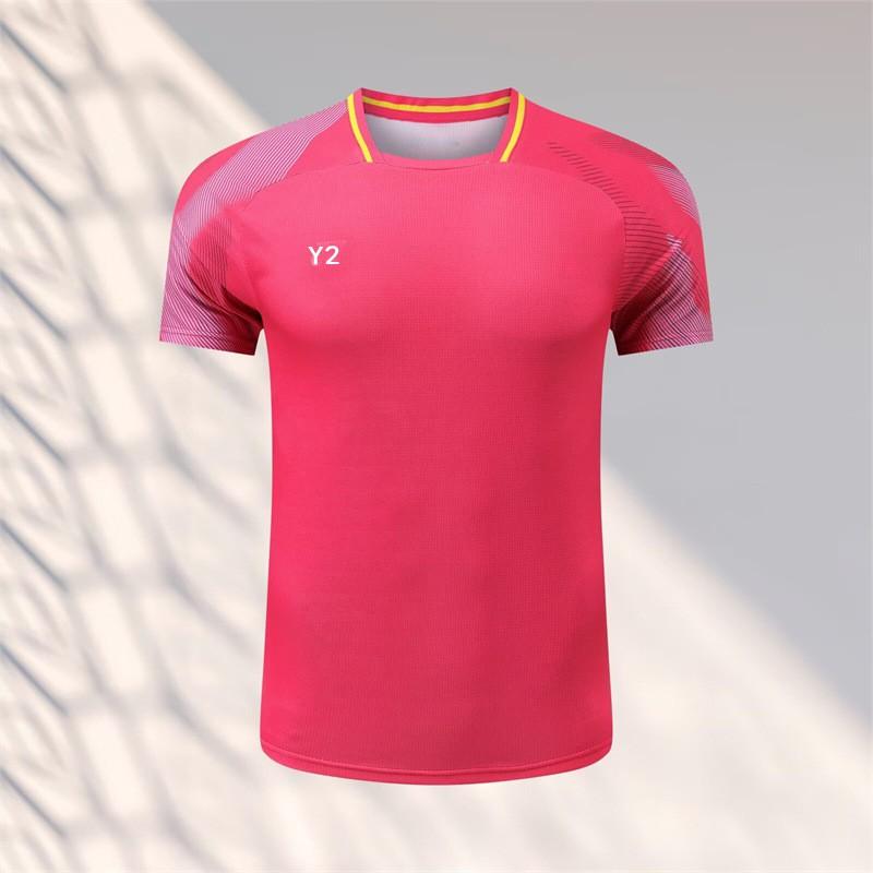 Unisex Quick-Dry Badminton Shirt Men Women Kids Sport T-Shirt Training Team Uniform