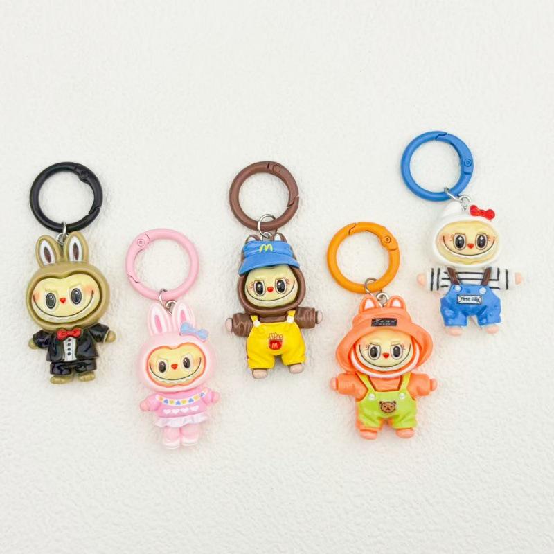 Мультяшный брелок-подвеска из смолы для DIY-куклы, для украшения рюкзака