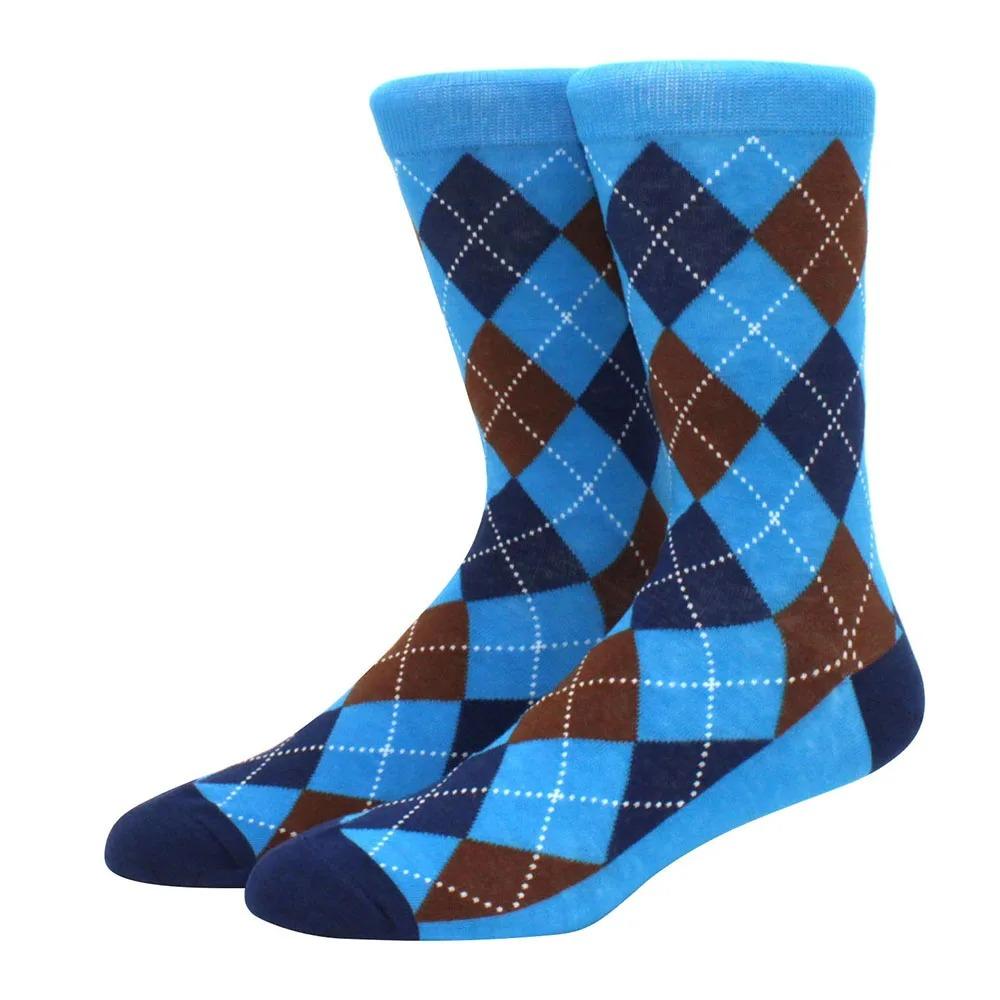 Большие размеры Новые модные носки Happy Funny Couple с забавным персонализированным мультяшным жаккардом Длинные хлопковые носки-трубы