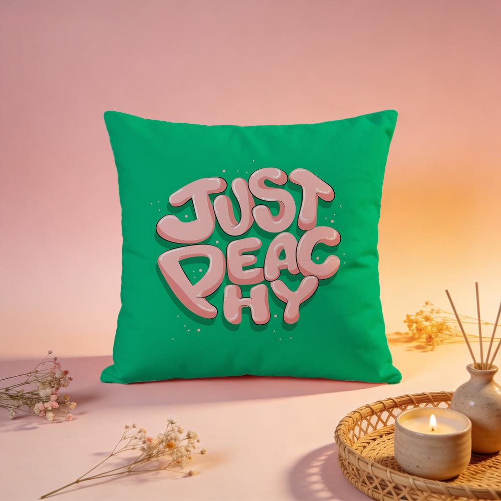 Inspirational Positive Quote Cushion Cover Comfortable Durable Pillow Cover MultiScene for Home Office Car Sofa