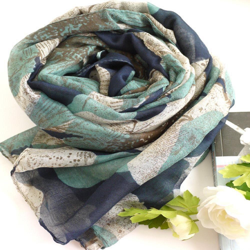 Elegant Women Long Warm Voile Shawl Scarves Wrap Printed Scarf