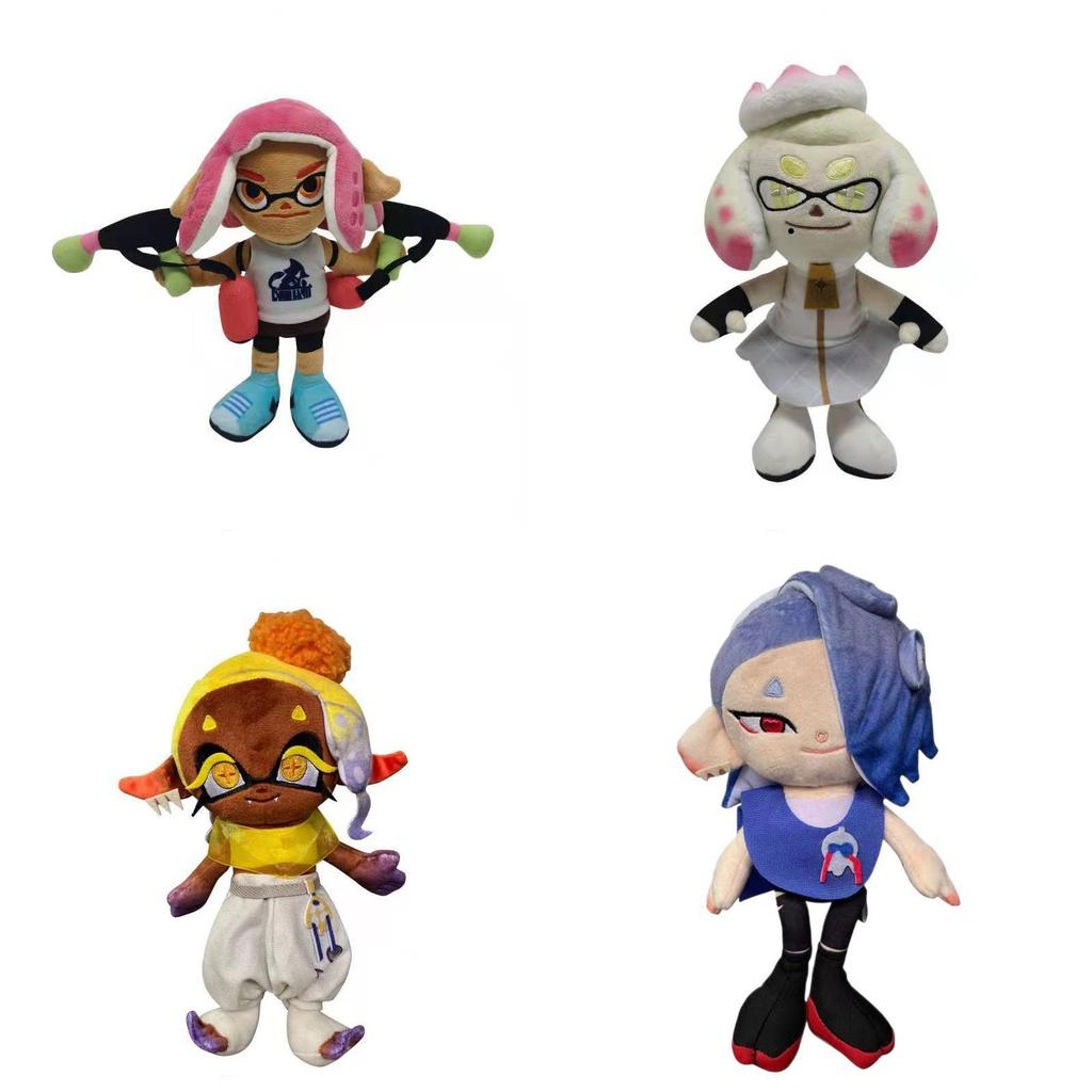 Плюшевая кукла Splatoon 3 Мягкие и приятные на ощупь персонажи с дизайном Инклинга и Октолинга