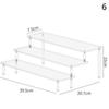 Makeup Organization Transparent Anime Figure Holder Storage Holders Display Stand Storage Racks