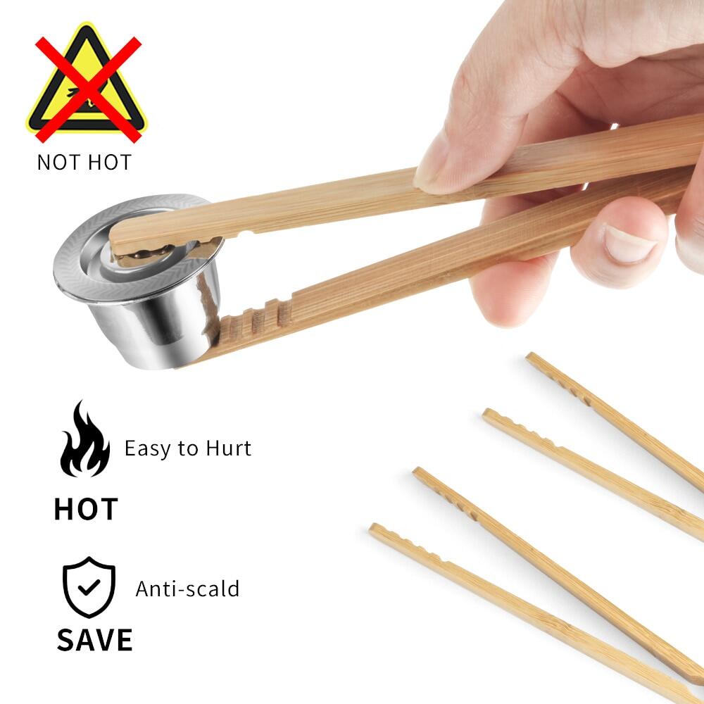 i Cafilas [NESC03] Многоразовый капсульный фильтр для кофе, чашки для приготовления крема из нержавеющей стали, стручки, тамперная основа для Nespresso Inissia, Essenza, Philips LOR Barista