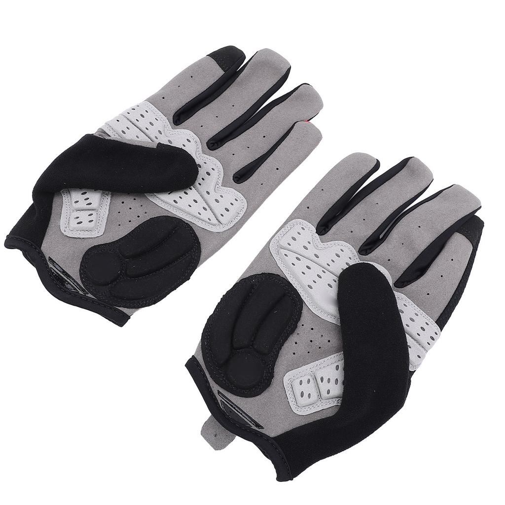 1 пара перчаток для велоспорта, противоскользящие, амортизирующие, легкие, с полным пальцем, для езды на сенсорном экране