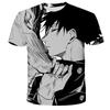 Мужская одежда с 3D-цифровой печатью Jujutsu Battle, персонализированная повседневная футболка с короткими рукавами для пар