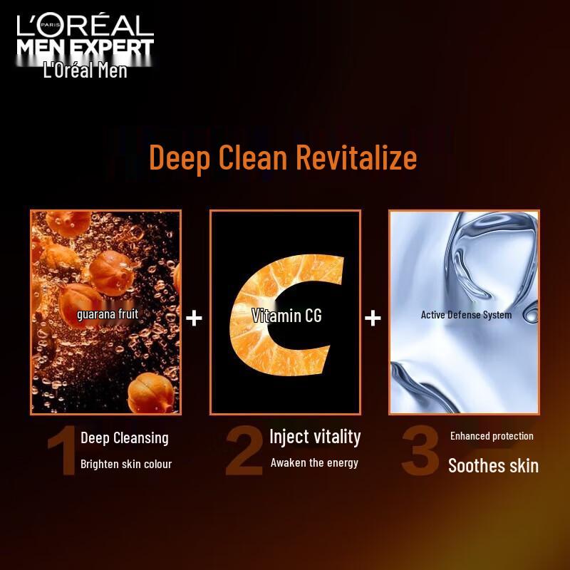 L'Oréal Men Expert Hydra Energetic Deep Purifying Cleanser