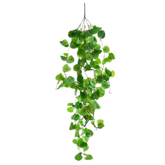 Подвесные искусственные зеленые растения Устойчивые к УФ-лучам Реалистичные Поддельные Листья Лиана Плющ Свадебная Вечеринка В помещении На открытом воздухе Сад Настенный Подвесной Искусственный Зеленый Декор