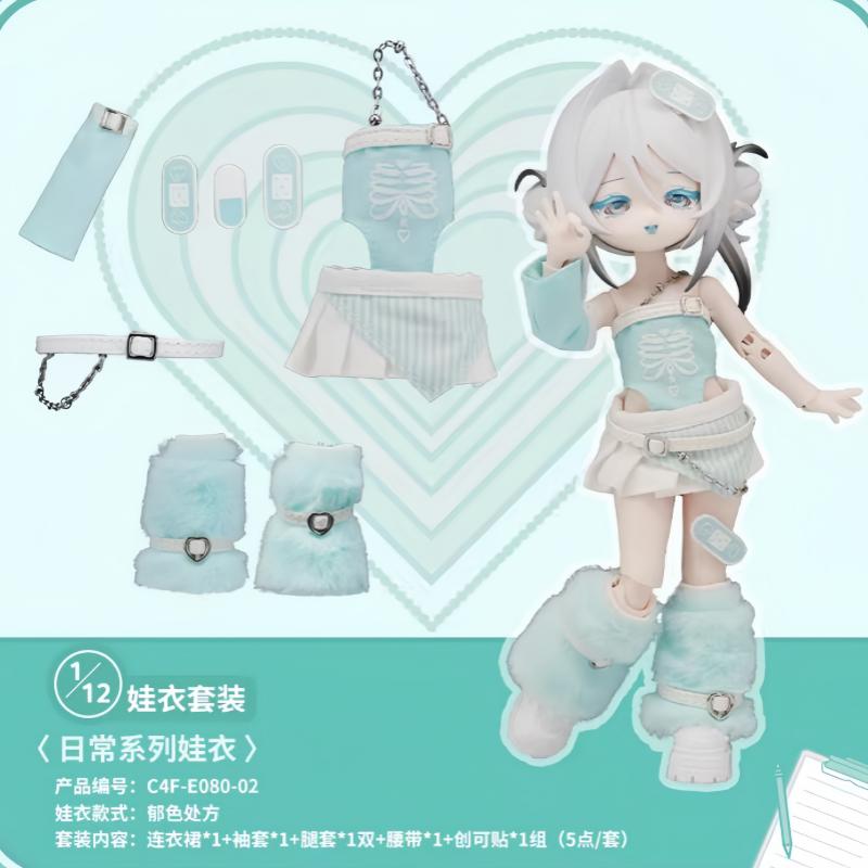 Come4free 1/12 Одежда для BJD Ежедневная коллекция Одежда для кукол Ob11 Разные стили Изысканный милый модный набор Декоративные подарки