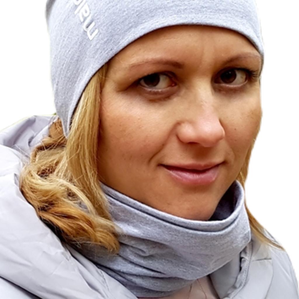 Cotton Neck Warmer Gray Thermoactive Tube Scarf for Men and Women
