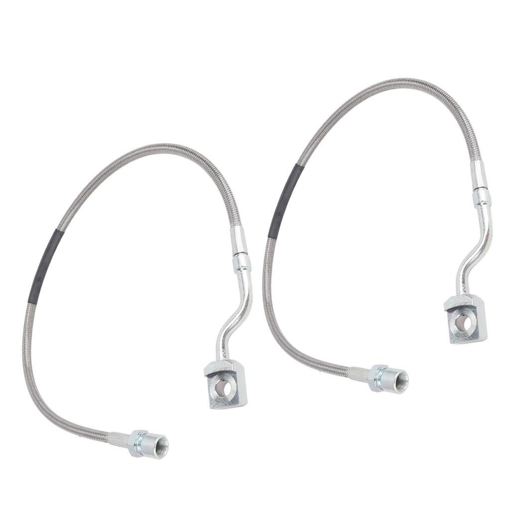 2 ШТ. Передние тормозные шланги 89370 Улучшенная динамика вождения Металлическая прочная конструкция для моделей автомобилей 1500 2500 3500 HD