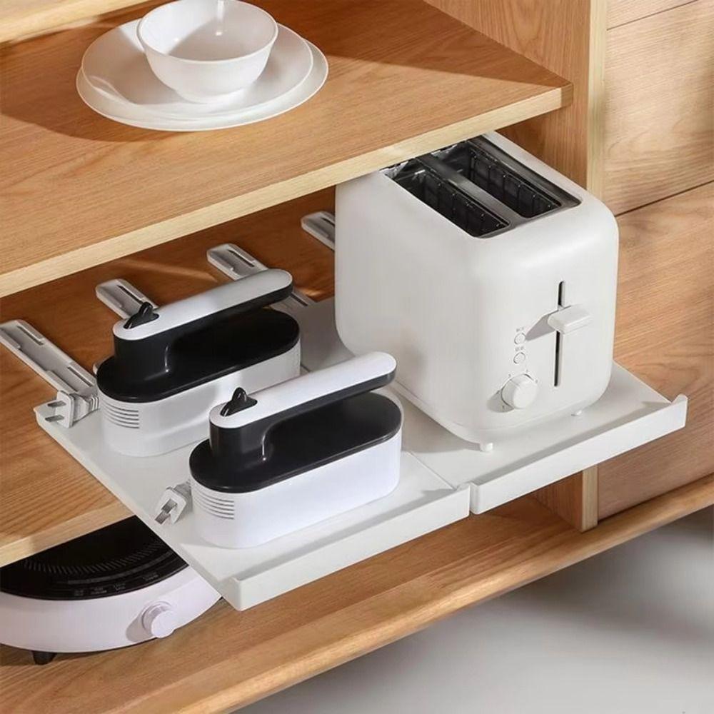 Space Saving Storage Shelves Slide Out Storage Rack Durable Cabinet Drawer Organizer