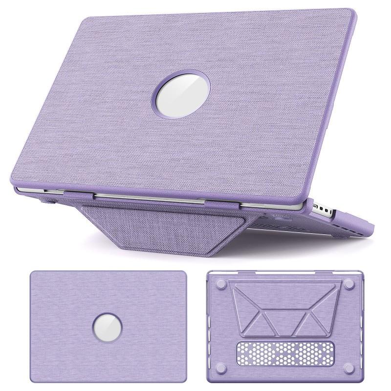Laptop Protective Case MacBook Pro 14 Air 13.6 Fabric Hollow Heat Dissipation Shockproof Stand Function