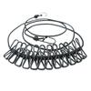 Portable Clothesline With 12 Clothespins, Windproof Travel Clothesline Stretchy Retractable Elastic Laundry Clothes Line