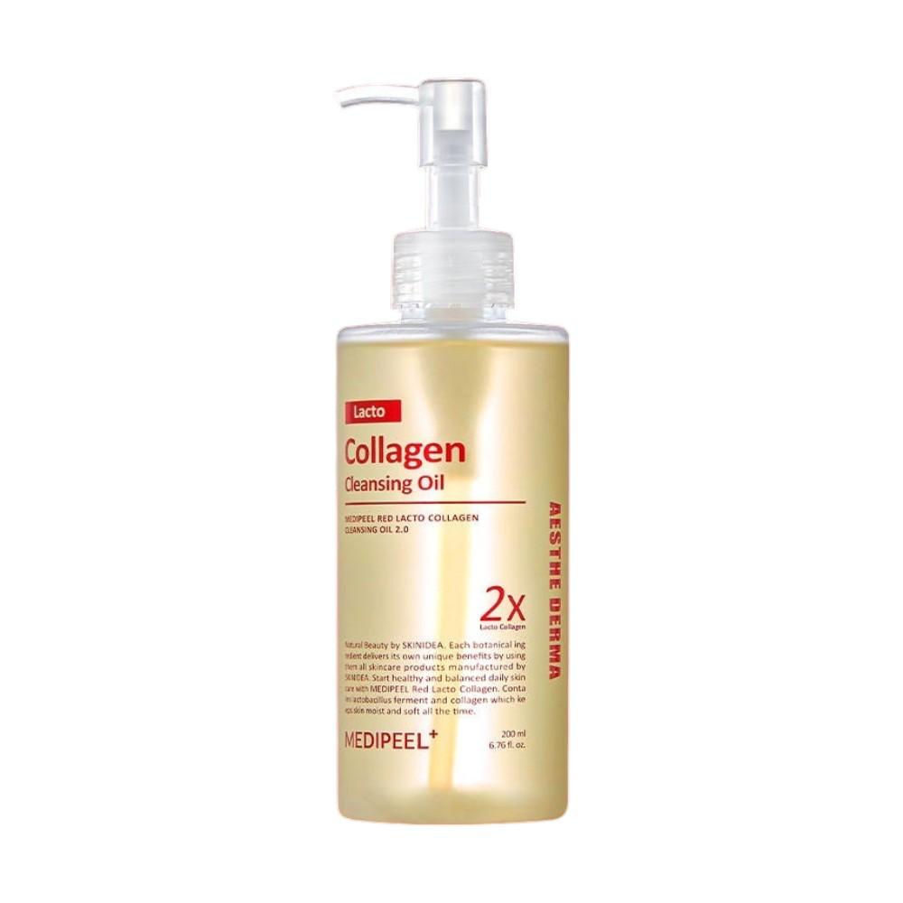 MEDI-PEEL Red Lacto Collagen Cleansing Oil 2.0 200ml Pore Refining Nourishing Facial Cleansing Oil