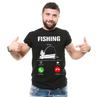 Рубашка для призыва рыбы Подарок для мужчин Мужа Рыбацкая футболка День отца Рыбацкая футболка Унисекс футболка