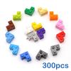 Нетоксичные 300 шт. 1+2 точки DIY Строительные блоки Толстые Фигурки Кирпичики Образовательные Размер Совместимый с 2357 Пластиковые игрушки для детей