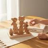 Деревянная игрушка-балансир «Животные» для раннего развития, развивающие блоки-животные