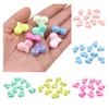 Home Party Supplies 5pcs Creative Pendant Big Fart Peach Beads for Bracelet Necklace Making UV Candy Color Acrylic Jewelry Accessories Color Plated