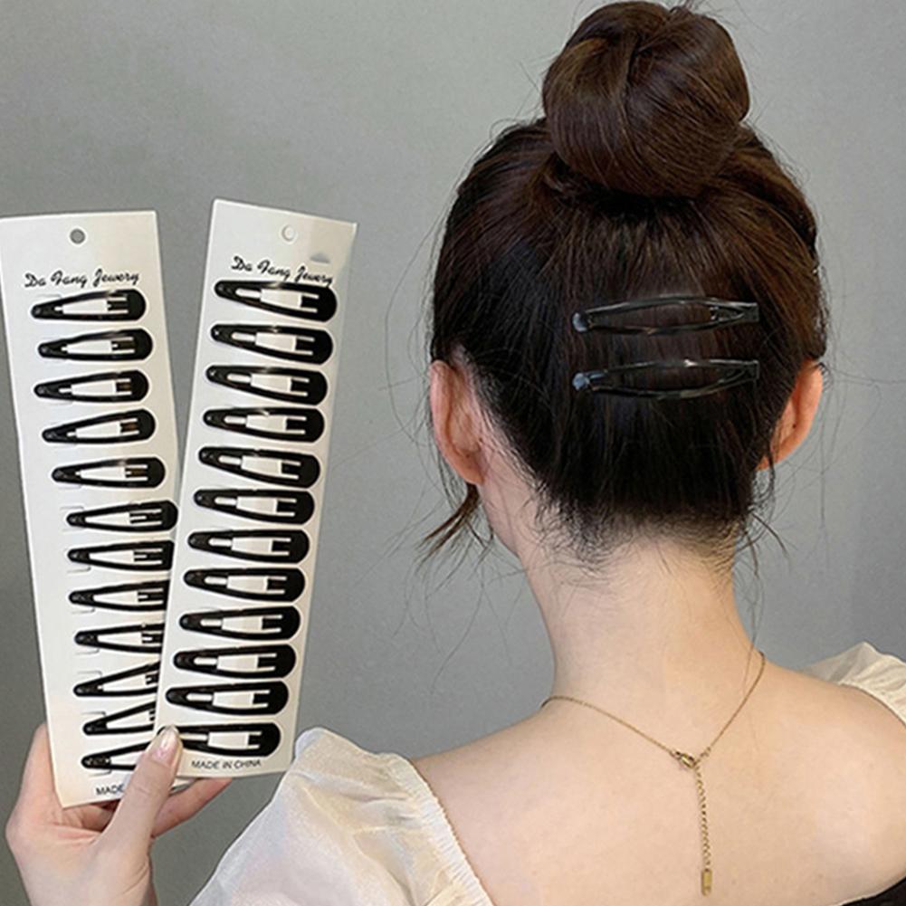 10 шт. Зажимы для волос с двойным захватом, Металлические защелкивающиеся заколки для волос, Заколки-бабочки для женщин, девочек, Принадлежности для салона для укладки волос, Аксессуары для волос