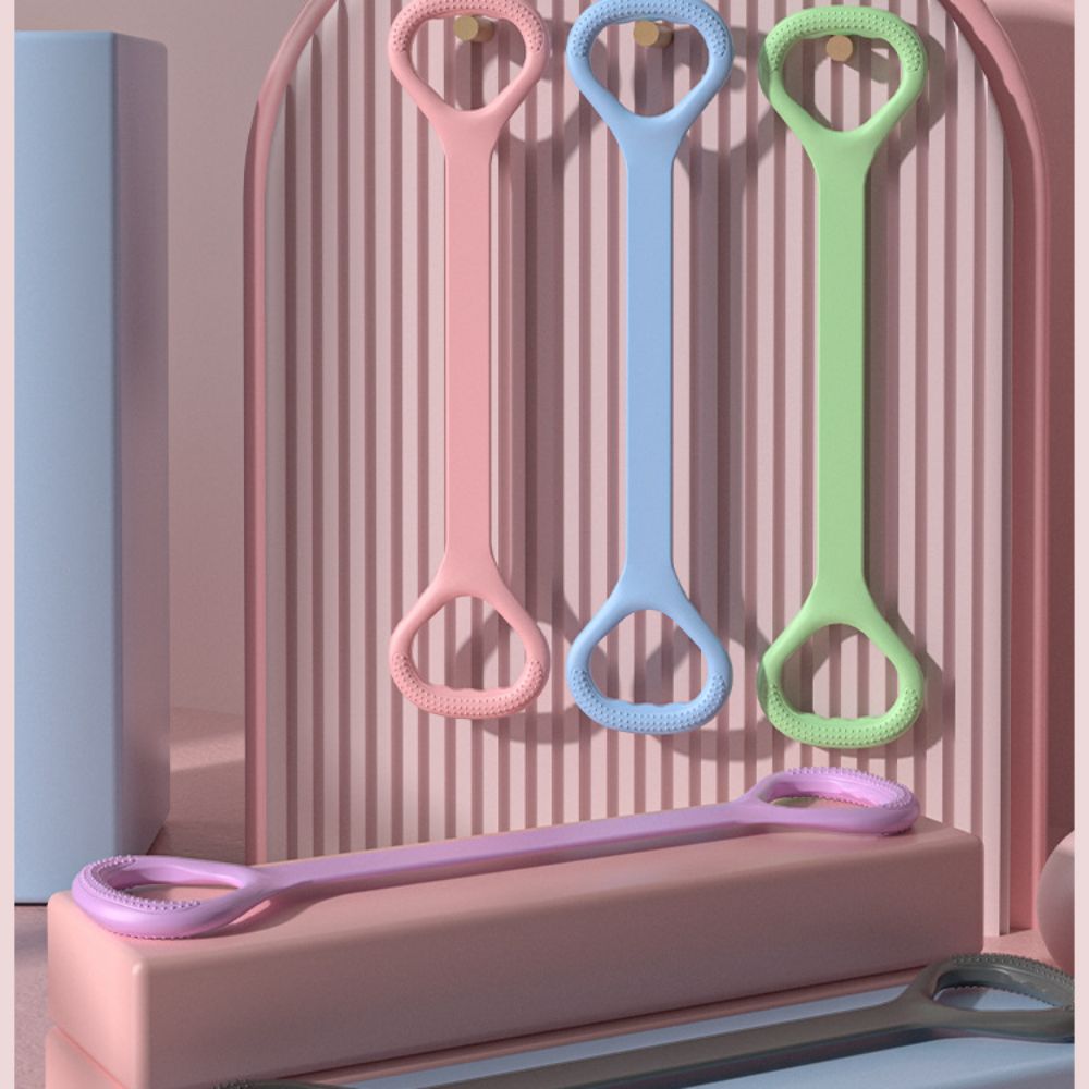 Muscle Stretching Yoga Elastic Band Tensile Tape Fitness Resistance Bands  Yoga